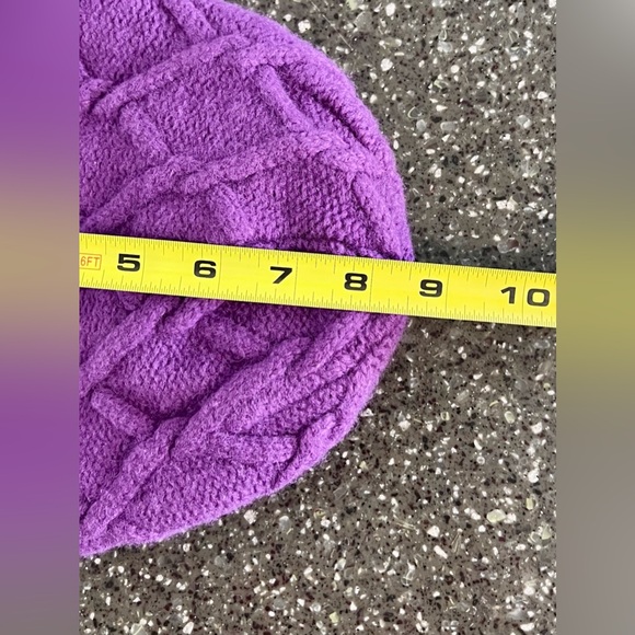 Patagonia Merino Wool Coastal Cable Knit Beanie Reversible Winter Outdoor Snow - Picture 10 of 10